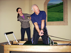 clases de pilates para golfistas